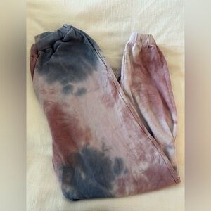 Lovers + Friends Multicolor Tie-Dye Joggers